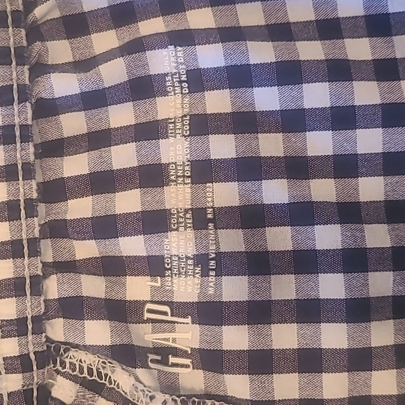 GAP Navy Gingham PJ Set L - Picture 5 of 5